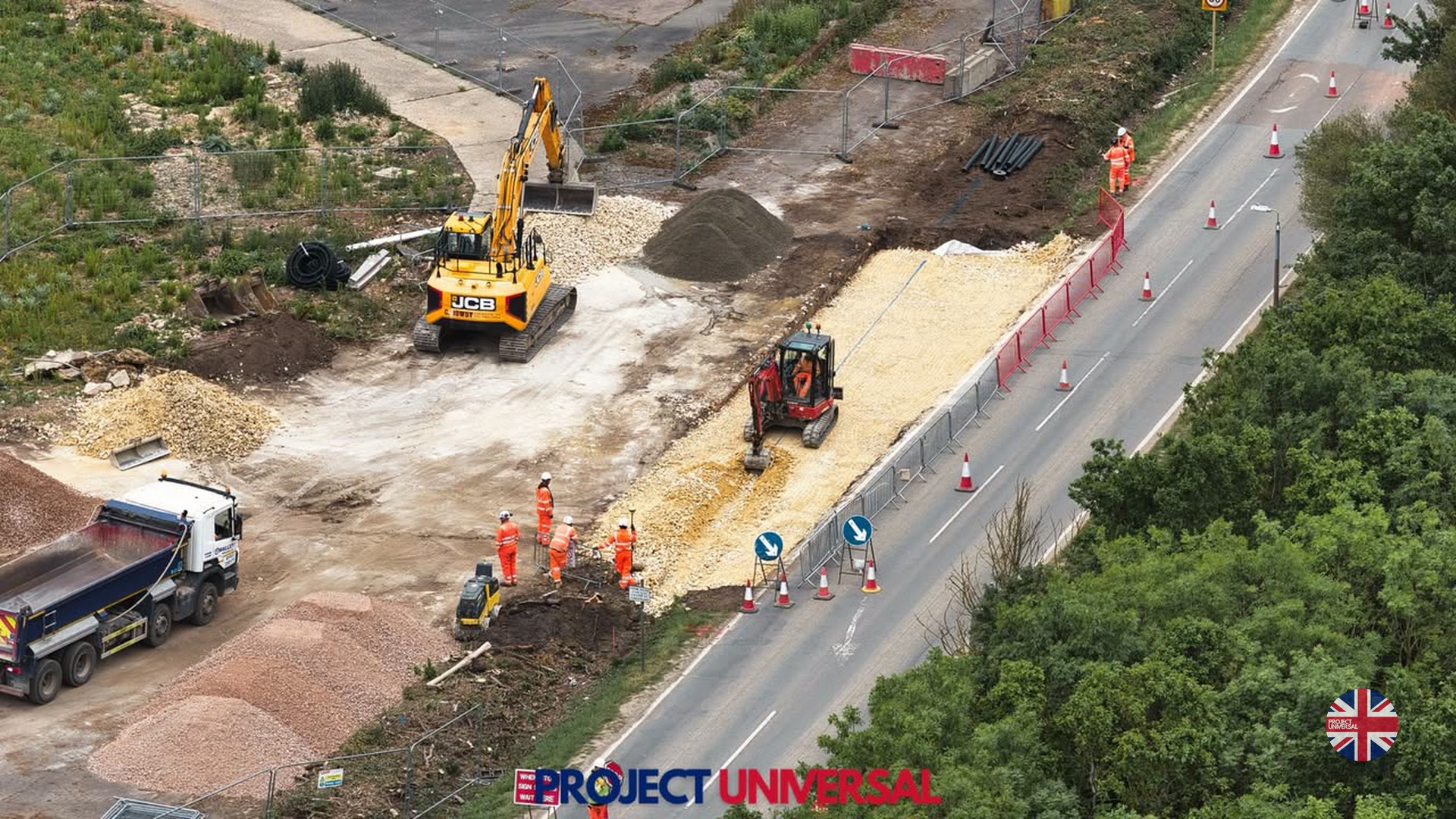 Construction Accelerates at Universal Studios UK Manor Road Entrance