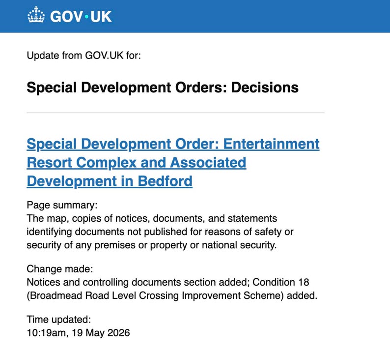 Update on Safety and Traffic Measures at Broadmead Road Level Crossing Near Universal Studios UK