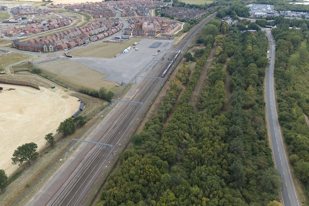 Wixams station site opens up as vegetation clearance continues