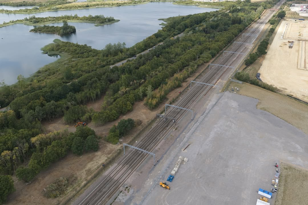 Wixams station site opens up as vegetation clearance continues