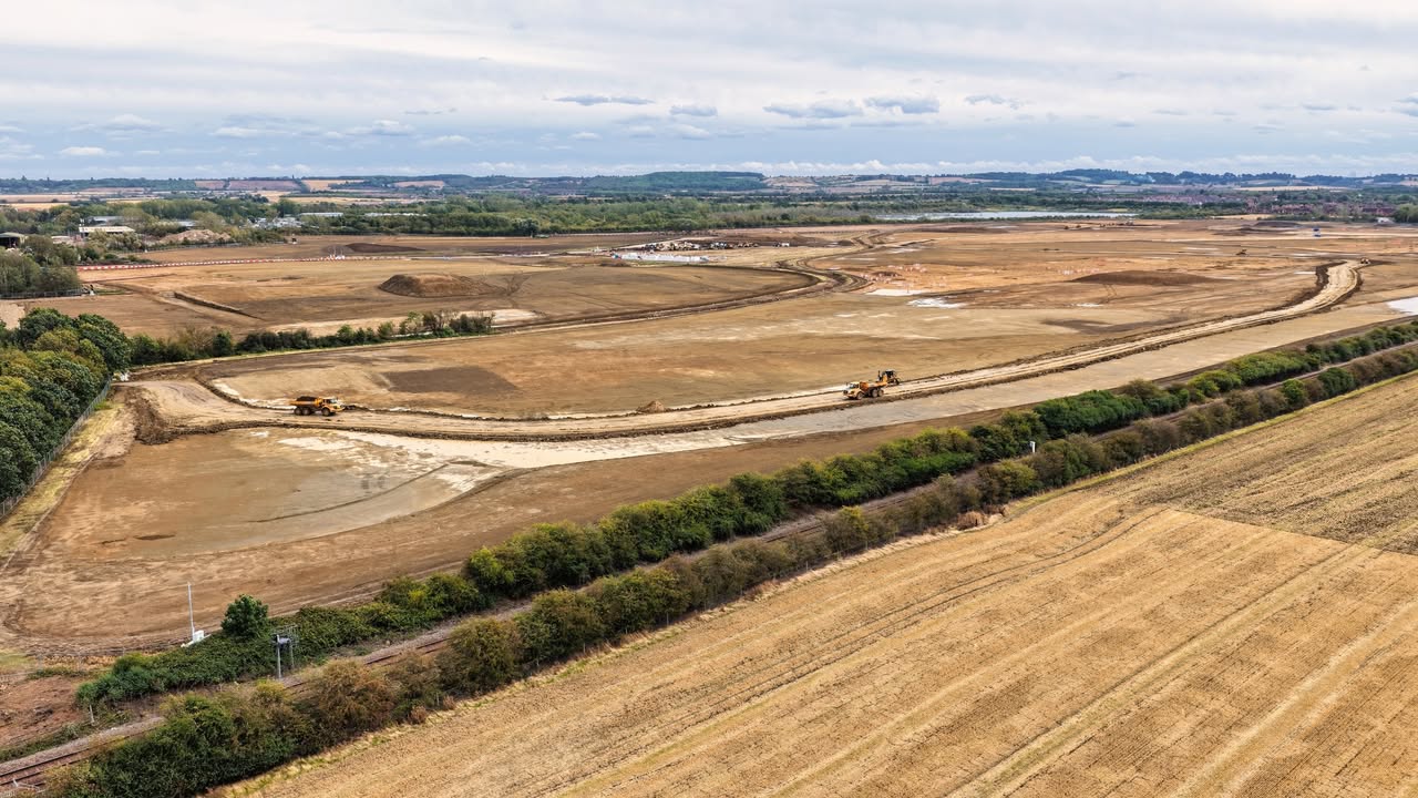 Flumpers keep the haul road busy as tonnes of dirt move into the Core Zone