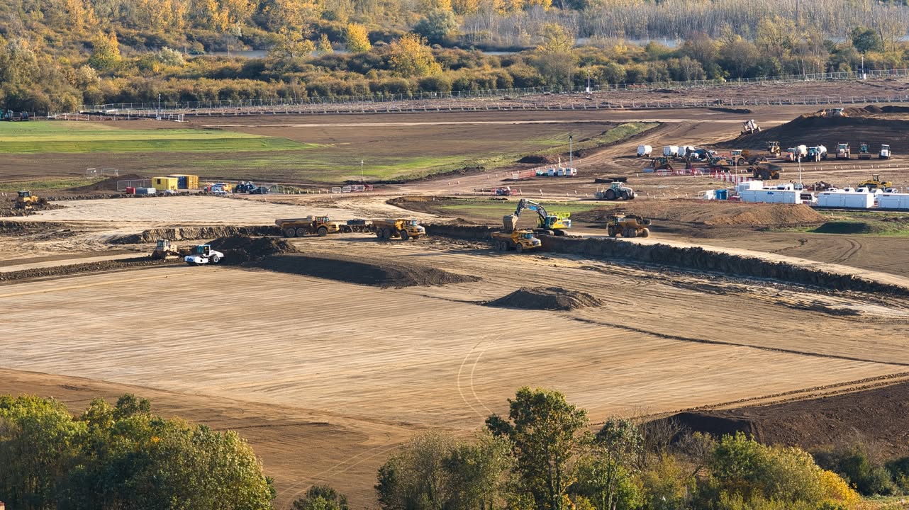 Busy week on Universal UK's Core Zone as earthworks continue