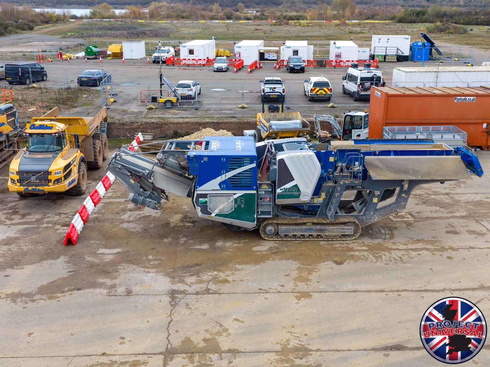 concrete slab concrete crusher universal studios bedford gb
