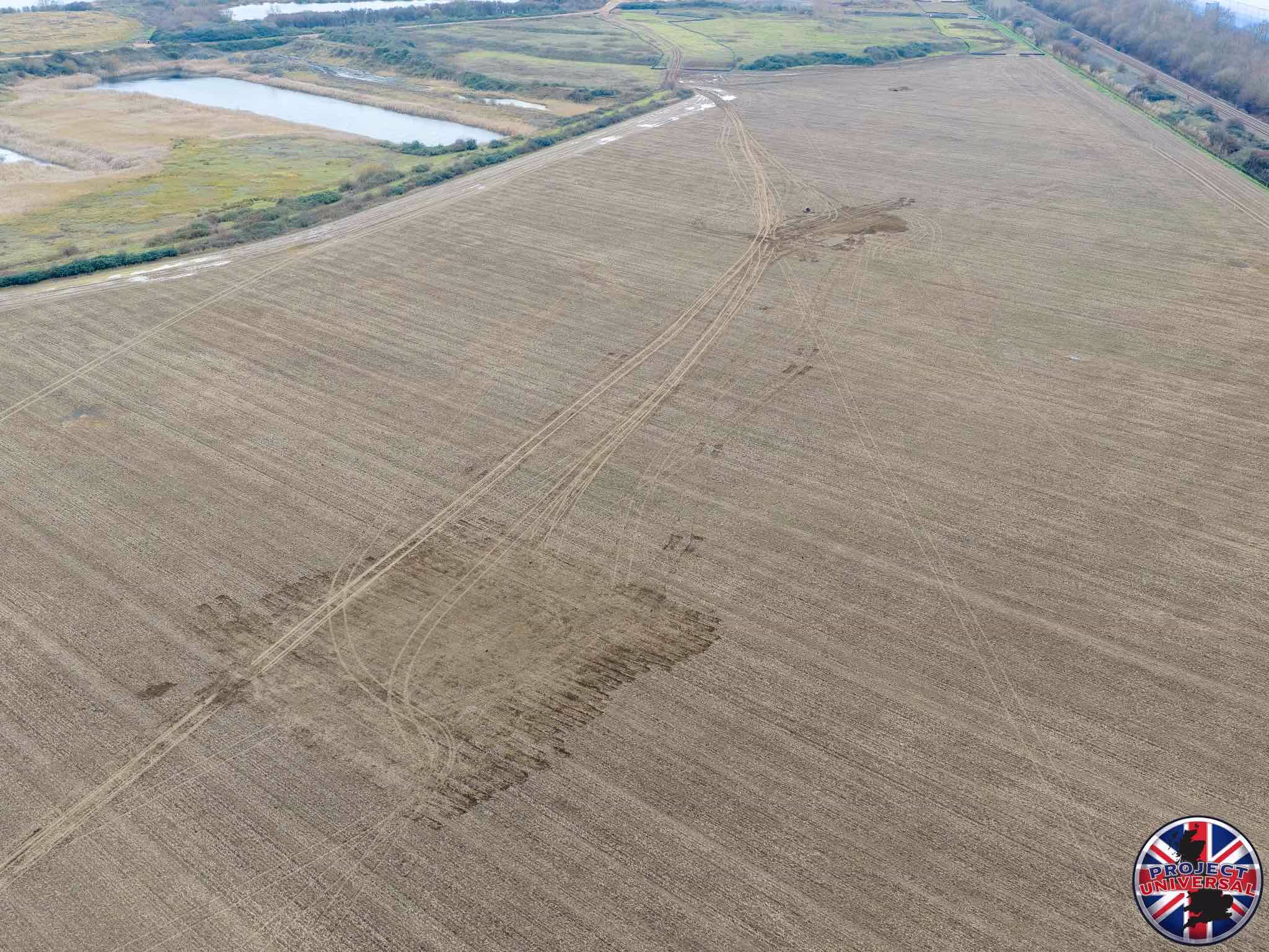 universal studios uk lake zone digging trial holes 2025